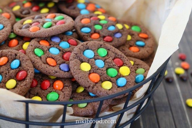 Cookies with smarties 