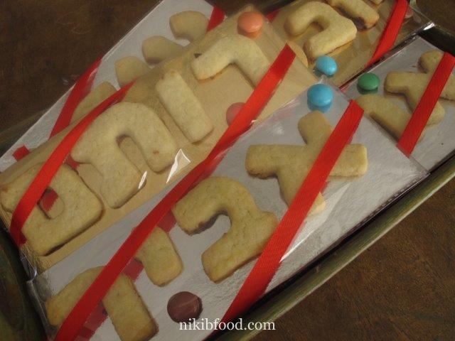 Alphabet Cookies recipe