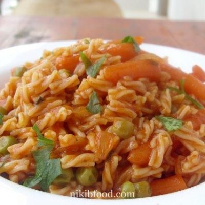 Israeli Couscous with Peas and Carrots