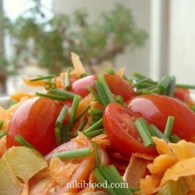 Carrot salad with Honey