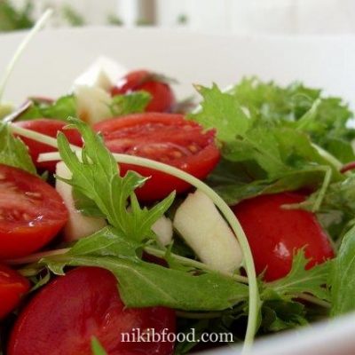 Baby green salad recipe