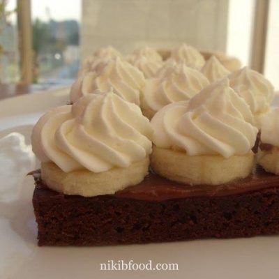 Dulce de leche brownie