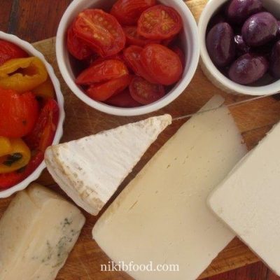 Vegetables and Cheese Platter