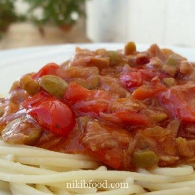 Pasta With Tuna Sauce Recipe