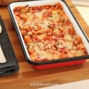 Cheese and mushroom lasagna