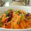 Carrot salad with pecans