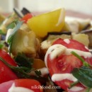 Roasted Eggplant and Tomatoes Salad