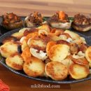 Oven Baked Potatoes and Sweet Potatoes